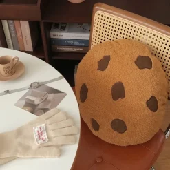Kawaii Therapy Pillows<Kawaii Chocolate Chip Cookie Seat Cushion