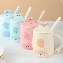Kawaii Therapy Bottles<Kawaii Chubby Hamster Ceramic Cup (400ml) – Limited Edition