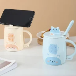 Kawaii Therapy Bottles<Kawaii Chubby Hamster Ceramic Cup (400ml) – Limited Edition