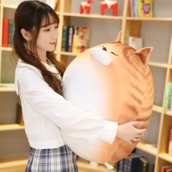 Kawaii Therapy Cute Stuffed Animals | Giant Stuffed Animals<Kawaii Chubby Round Cat Plush XL (50cm)