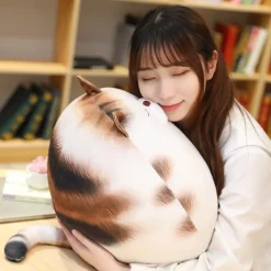 Kawaii Therapy Cute Stuffed Animals | Giant Stuffed Animals<Kawaii Chubby Round Cat Plush XL (50cm)