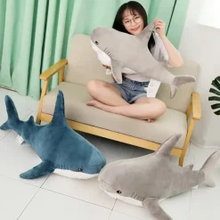 Kawaii Therapy Cute Stuffed Animals | Giant Stuffed Animals<Kawaii Chubby Shark Plush Jumbo Edition (90cm)