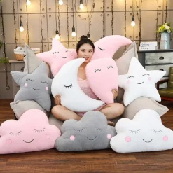 Kawaii Therapy Pillows<Kawaii Cloud Moon Cushion Pillow