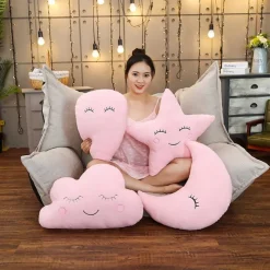 Kawaii Therapy Pillows<Kawaii Cloud Moon Cushion Pillow