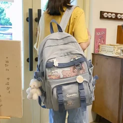 Kawaii Therapy School Backpacks | Preppy Backpacks<Kawaii College Large Capacity Korea Style Backpack