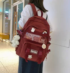 Kawaii Therapy School Backpacks | Preppy Backpacks<Kawaii College Large Capacity Korea Style Backpack