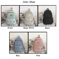 Kawaii Therapy School Backpacks | Preppy Backpacks<Kawaii College Style Solid Pastel Backpack – Limited Edition