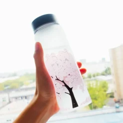 Kawaii Therapy Bottles<Kawaii Color Changing Cherry Blossom Glass Bottle