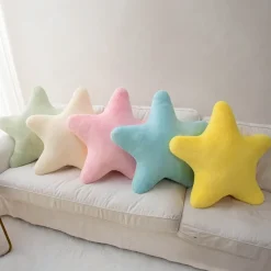 Kawaii Therapy Pillows<Kawaii Colorful Pastel Star Shaped Pillow XL (70cm)