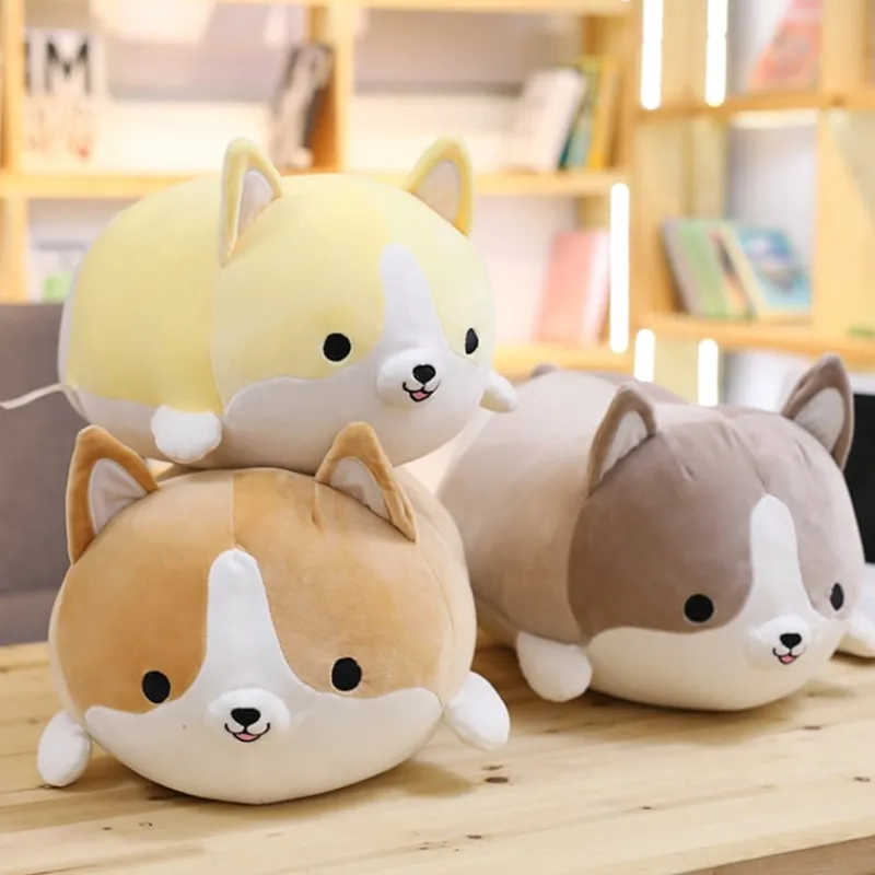 Kawaii Therapy Cute Stuffed Animals | Shiba<Kawaii Corgi Chubby Plush (30cm)
