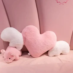Kawaii Therapy Pillows<Kawaii Cotton Candy Heart Wings Plush – Limited Edition