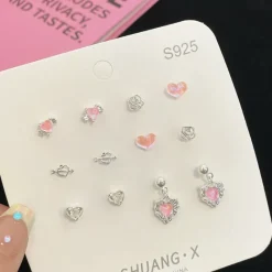 Kawaii Therapy Earrings<Kawaii Crystal Hearts Earring Gift Set – Limited Edition