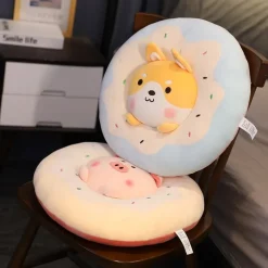 Kawaii Therapy Cute Stuffed Animals | Pillows<Kawaii Cuddly Animal Donut Plush XL (40cm) – Limited Edition