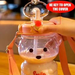 Kawaii Therapy Bottles<Kawaii Cute Bear Water Bottle (1000ml) – Limited Edition