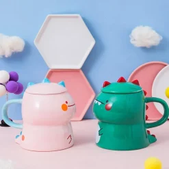 Kawaii Therapy Bottles<Kawaii Cute Dinosaur Ceramic Cup – Limited Edition