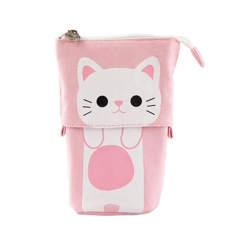 Kawaii Therapy Pencil Cases<Kawaii Cute Kitty Cat Canvas Pencil Case
