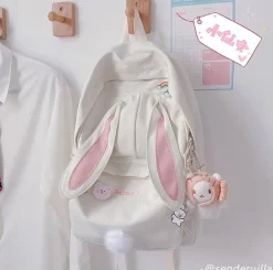 Kawaii Therapy Animal Backpacks | Japanese Style Backpacks<Kawaii Cute Rabbit Ears Harajuku Backpack – Limited Edition