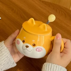 Kawaii Therapy Bottles<Kawaii Cute Shiba Inu Ceramic Cup – Limited Edition