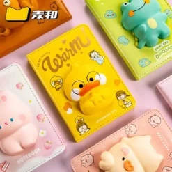 Kawaii Therapy Notebooks<Kawaii 3D Cute Animals Squishy Notebook – Limited Edition
