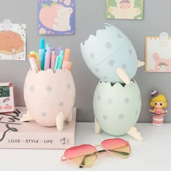 Kawaii Therapy Desk Organizers | Desk Accessories<Kawaii Dinosaur Egg Pen Holder – Limited Edition