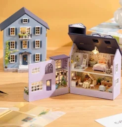 Kawaii Therapy Doll House<Kawaii DIY Mini Wooden Cottage Dollhouse