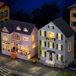 Kawaii Therapy Doll House<Kawaii DIY Mini Wooden Cottage Dollhouse