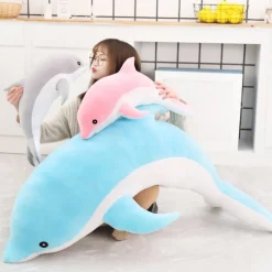 Kawaii Therapy Cute Stuffed Animals | Giant Stuffed Animals<Kawaii Dolphin Plush Jumbo Edition (100cm)
