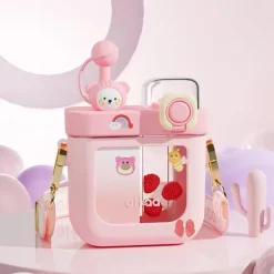 Kawaii Therapy Bottles<Kawaii Double Sided Animal Pastel Bottle – Limited Edition