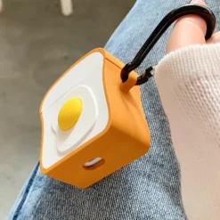 Kawaii Therapy Earphone Case<Kawaii Egg Toast Earphone Protective Case