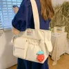 Kawaii Therapy Tote Bags | Shoulder Bags<Kawaii Fashion Aesthetic Nylon Tote Shoulder Bag