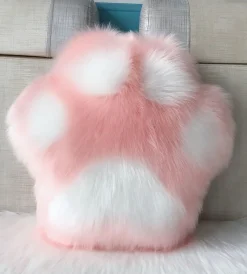 Kawaii Therapy Pillows | Cat<Kawaii Fluffy Cat Paw Seat Cushion – Special Edition