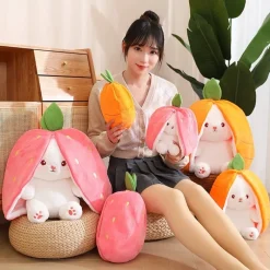 Kawaii Therapy Cute Stuffed Animals | Bunny<Kawaii Fruit Bunny Strawberry Plush – Limited Edition
