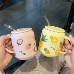 Kawaii Therapy Bottles<Kawaii Fruit Ceramic Cup – Special Edition