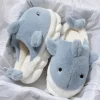 Kawaii Therapy Slippers<Kawaii Fuzzy Shark Cloud Slides – Limited Edition