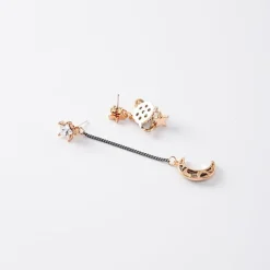 Kawaii Therapy Earrings<Kawaii Galaxy Space Moon Earrings – Limited Edition