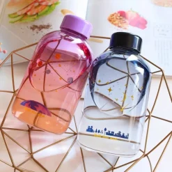 Kawaii Therapy Bottles<Kawaii Galaxy Stars Glass Bottle (600ml)