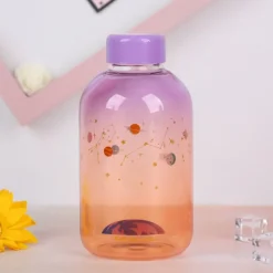 Kawaii Therapy Bottles<Kawaii Galaxy Stars Glass Bottle (600ml)
