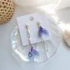 Kawaii Therapy Earrings<Kawaii Glitter Korea Style Sea Earrings