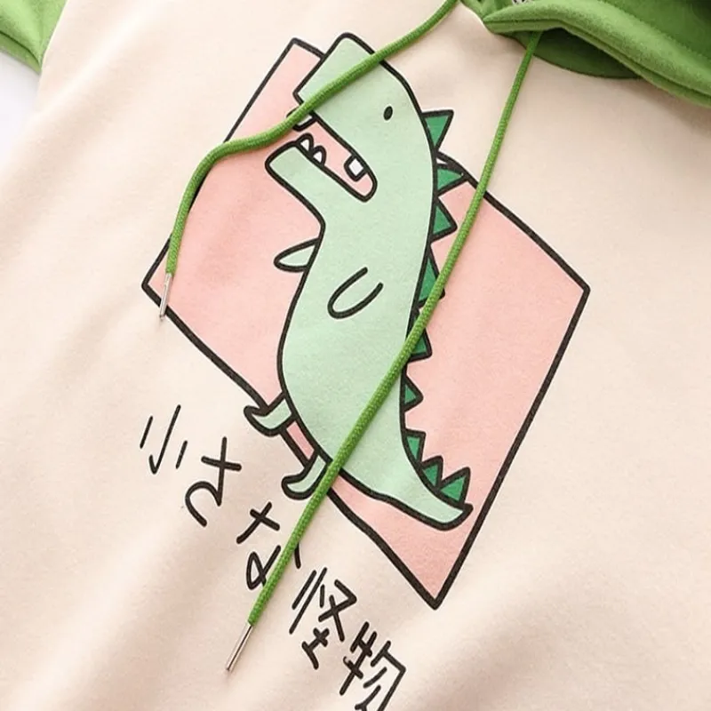Kawaii Therapy Clothing<Kawaii Dinosaur Harajuku Hoodie – Limited Edition