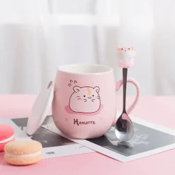Kawaii Therapy Bottles<Kawaii Hamster Ceramic Cup (450ml) – Limited Edition