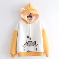 Kawaii Therapy Clothing<Kawaii Hamster Harajuku Hoodie – Special Edition