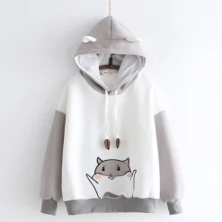 Kawaii Therapy Clothing<Kawaii Hamster Harajuku Hoodie – Special Edition