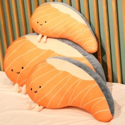 Kawaii Therapy Pillows<Kawaii Happy Salmon Sashimi Plush (70cm) – Limited Edition