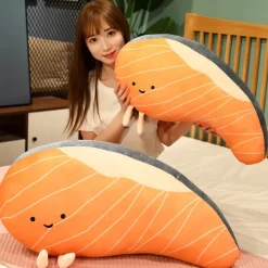 Kawaii Therapy Pillows<Kawaii Happy Salmon Sashimi Plush (70cm) – Limited Edition