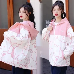 Kawaii Therapy Clothing<Kawaii Harajuku Bear Pastel Jacket – Special Edition