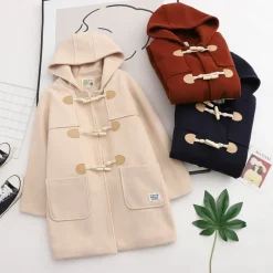 Kawaii Therapy Clothing<Kawaii Harajuku Button Winter Coat – Special Edition