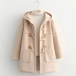 Kawaii Therapy Clothing<Kawaii Harajuku Button Winter Coat – Special Edition