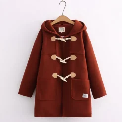 Kawaii Therapy Clothing<Kawaii Harajuku Button Winter Coat – Special Edition