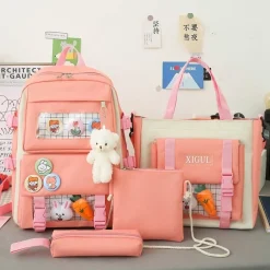 Kawaii Therapy School Backpacks | Japanese Style Backpacks<Kawaii Harajuku Canvas Backpack Set – Limited Edition