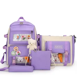 Kawaii Therapy School Backpacks | Japanese Style Backpacks<Kawaii Harajuku Canvas Backpack Set – Limited Edition